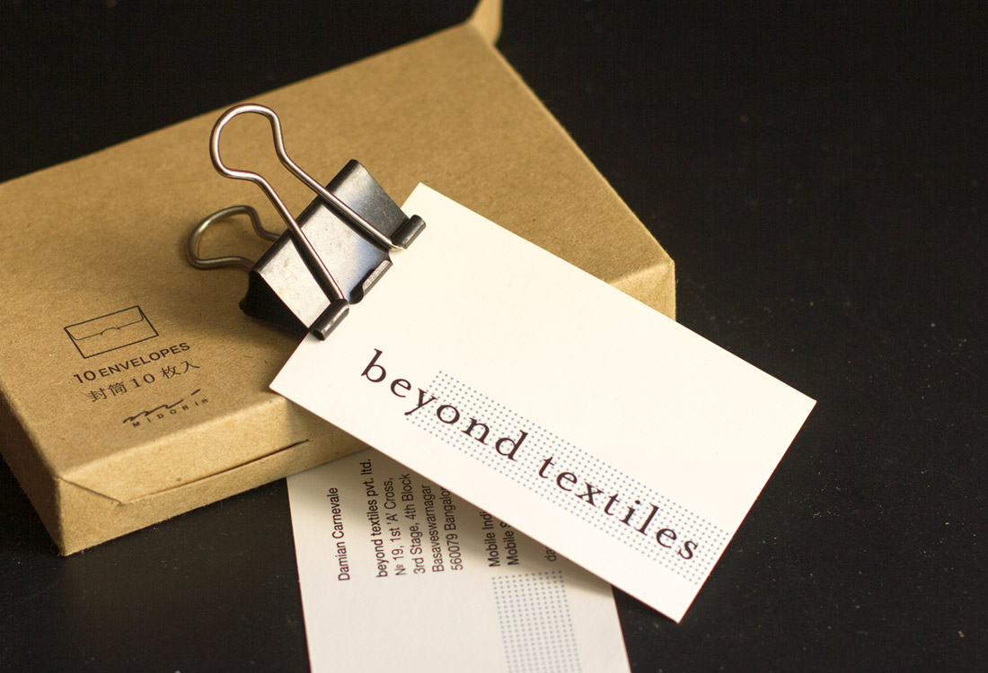 beyond textiles Visitenkarten