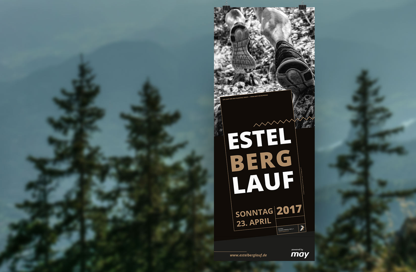 Plakat Estelberglauf 2017