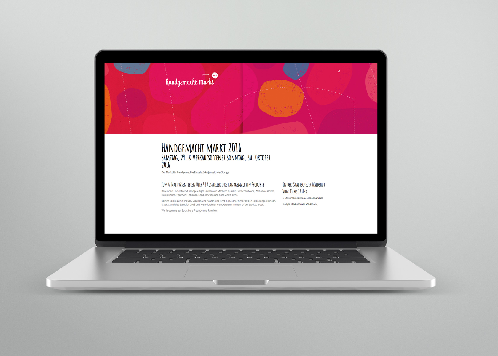 Handgemacht Markt Waldshut Webseite