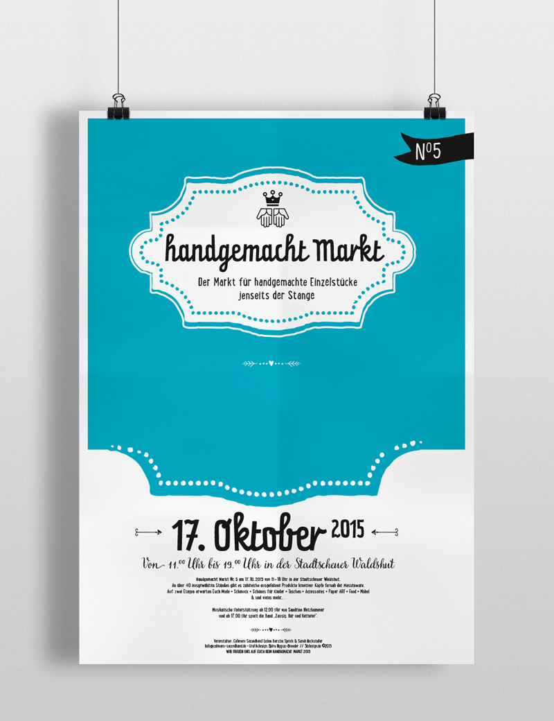 Handgemacht Markt Waldshut Plakat Werbung