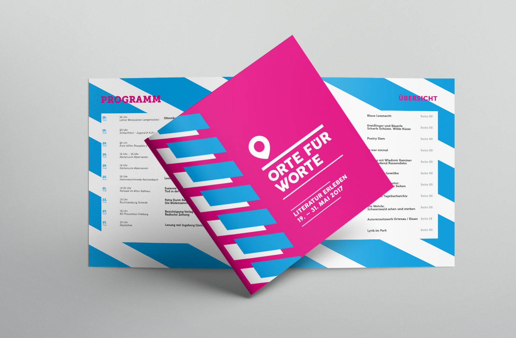Veranstaltungsheft Orte für Worte