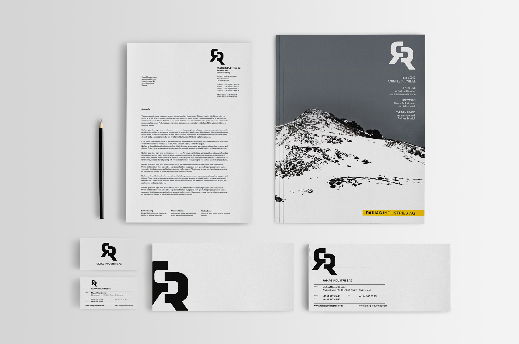 Radiag Industries Briefpapier