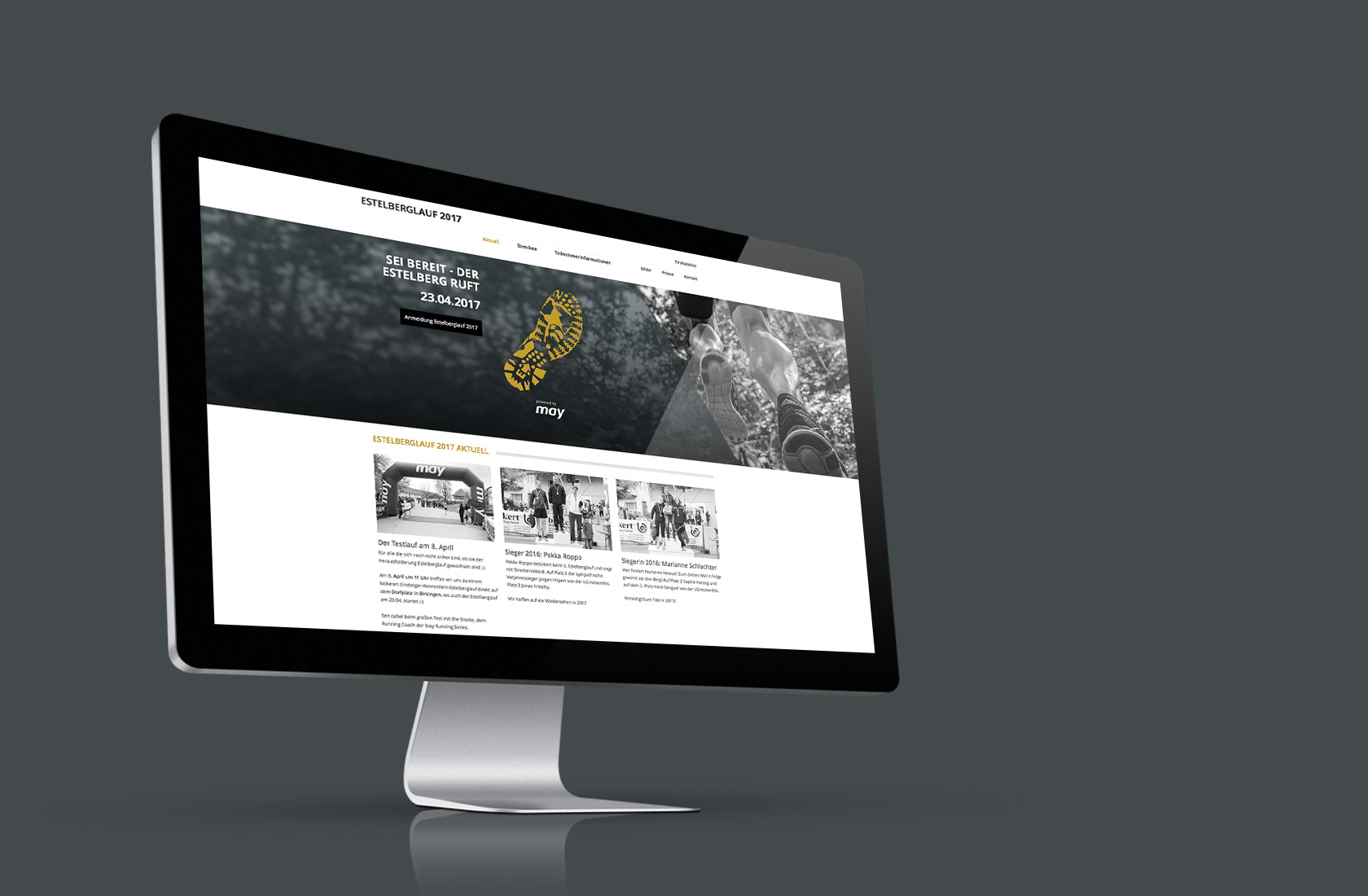 Estelberglauf Internetauftritt
