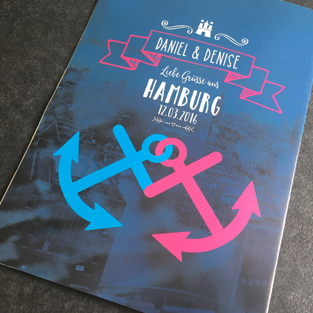 Faltblatt Gestaltung und Test