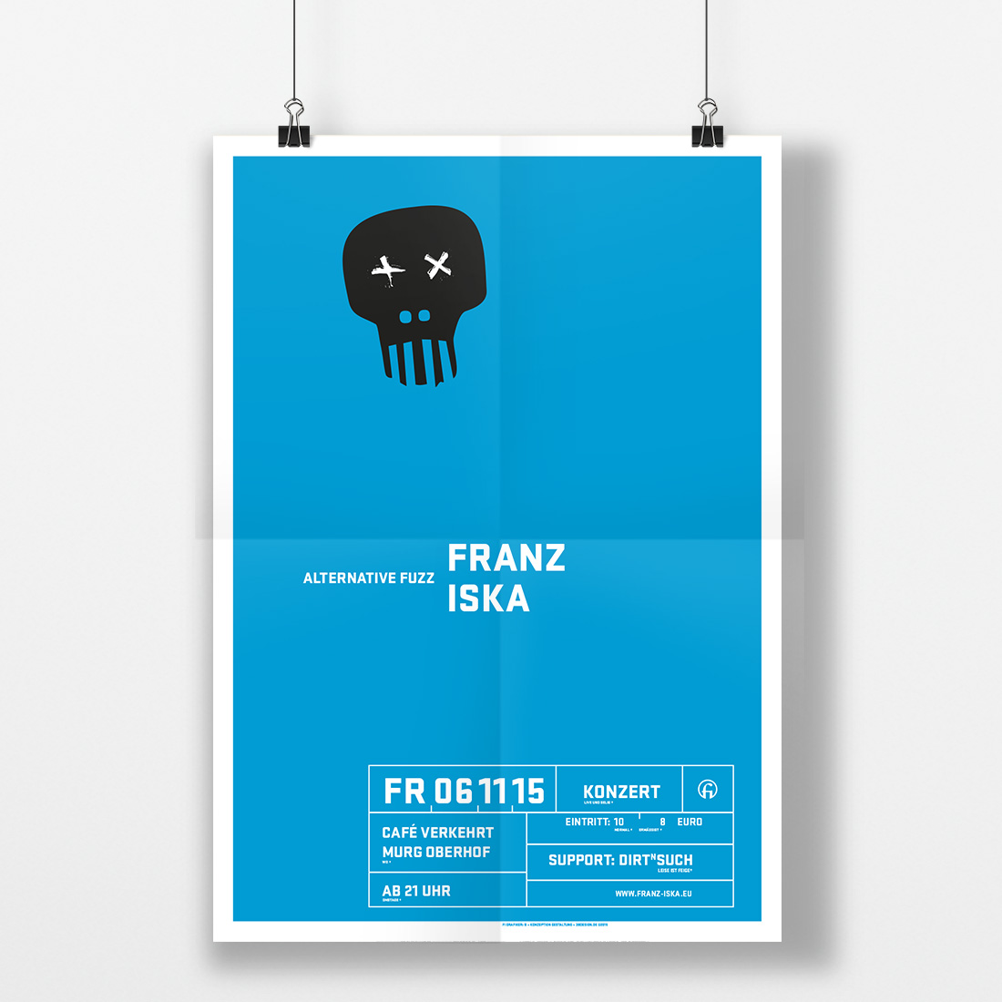 Poster Franz Iska Skull