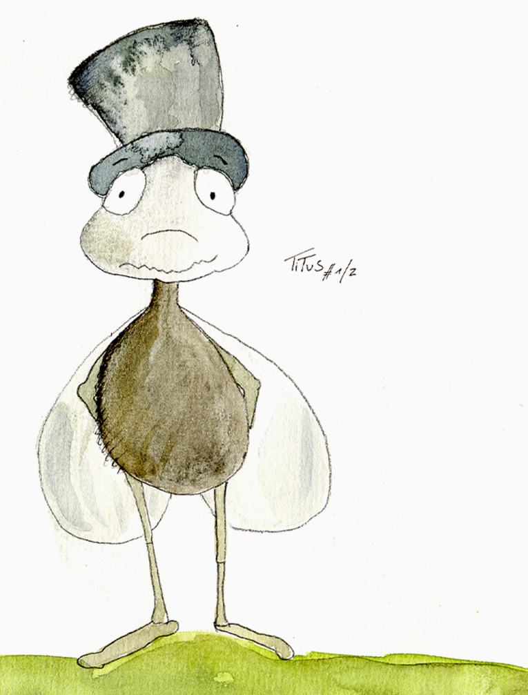 Zeichnung Titus & Cräcker / Ulrich Zaum / Gugis