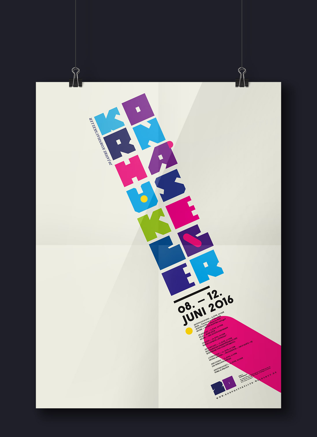 Plakat Design Kornhauskeller Waldshut