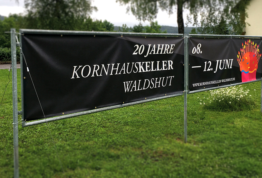 Werbebanner Design Kornhauskeller Waldshut