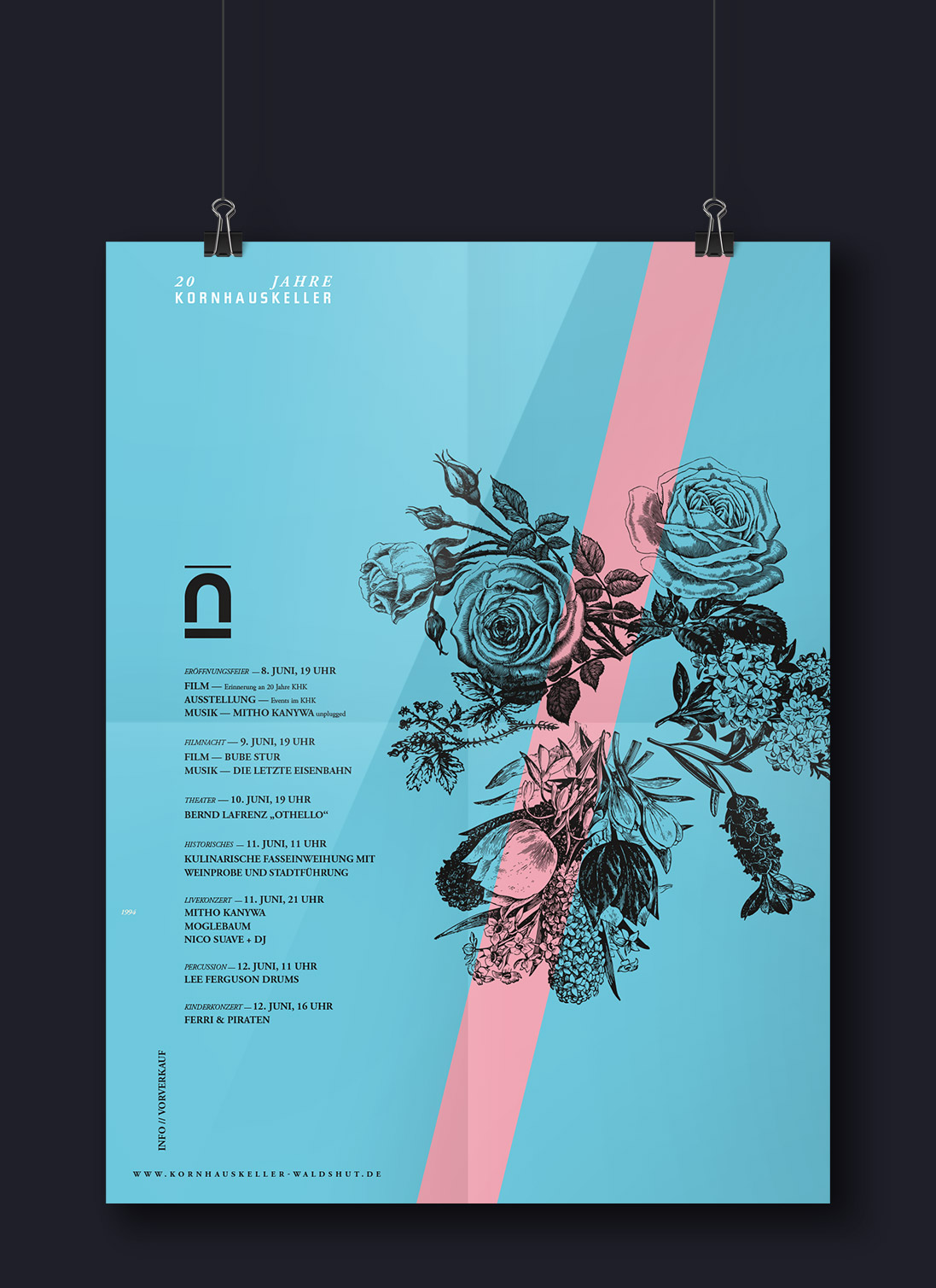 Plakat Design Kornhauskeller Waldshut