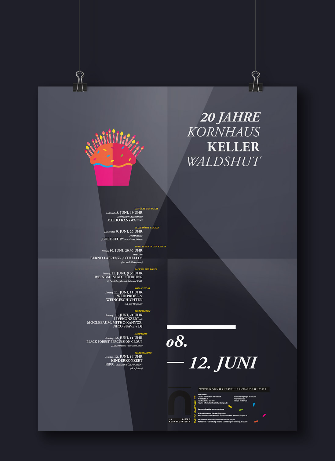 Plakat Design Kornhauskeller Waldshut