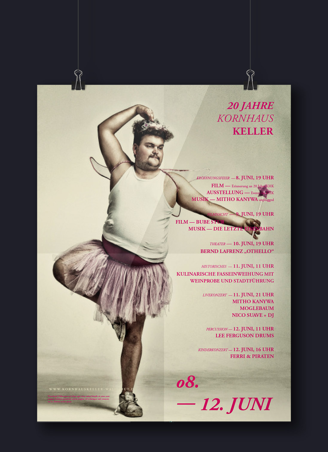 Plakat Design Kornhauskeller Waldshut