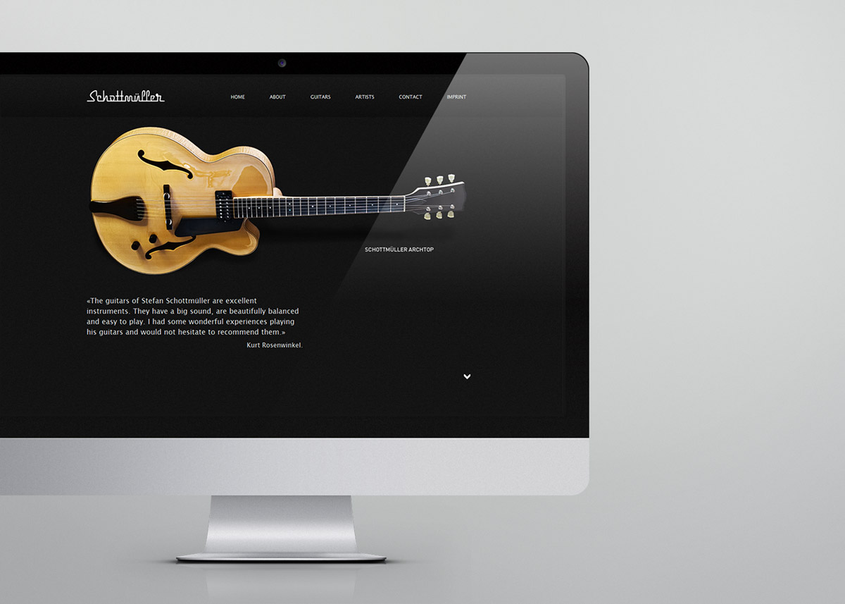 Schottmüller Guitars Website