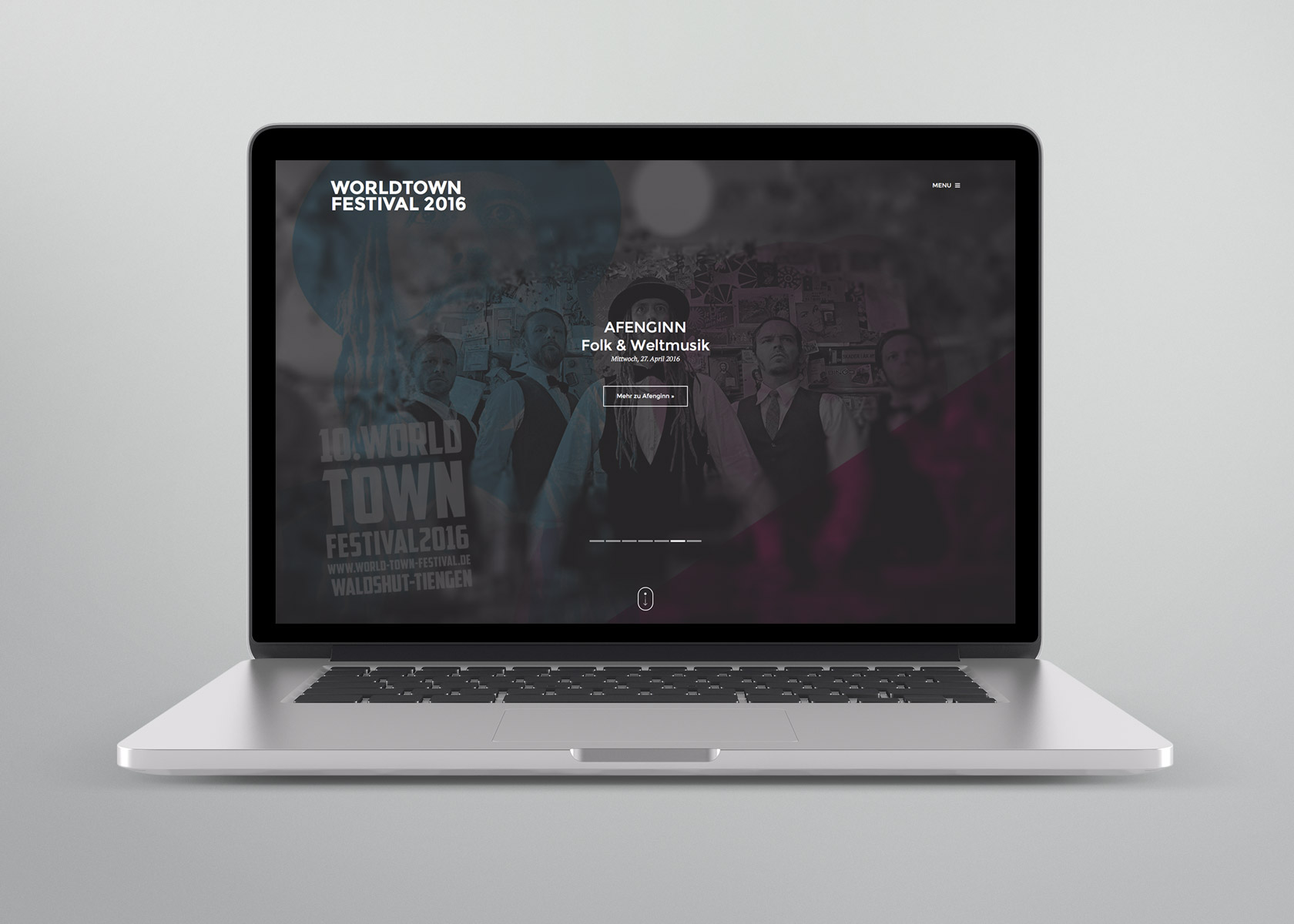 Grafikdesign Webdesign World Town Festival 2016