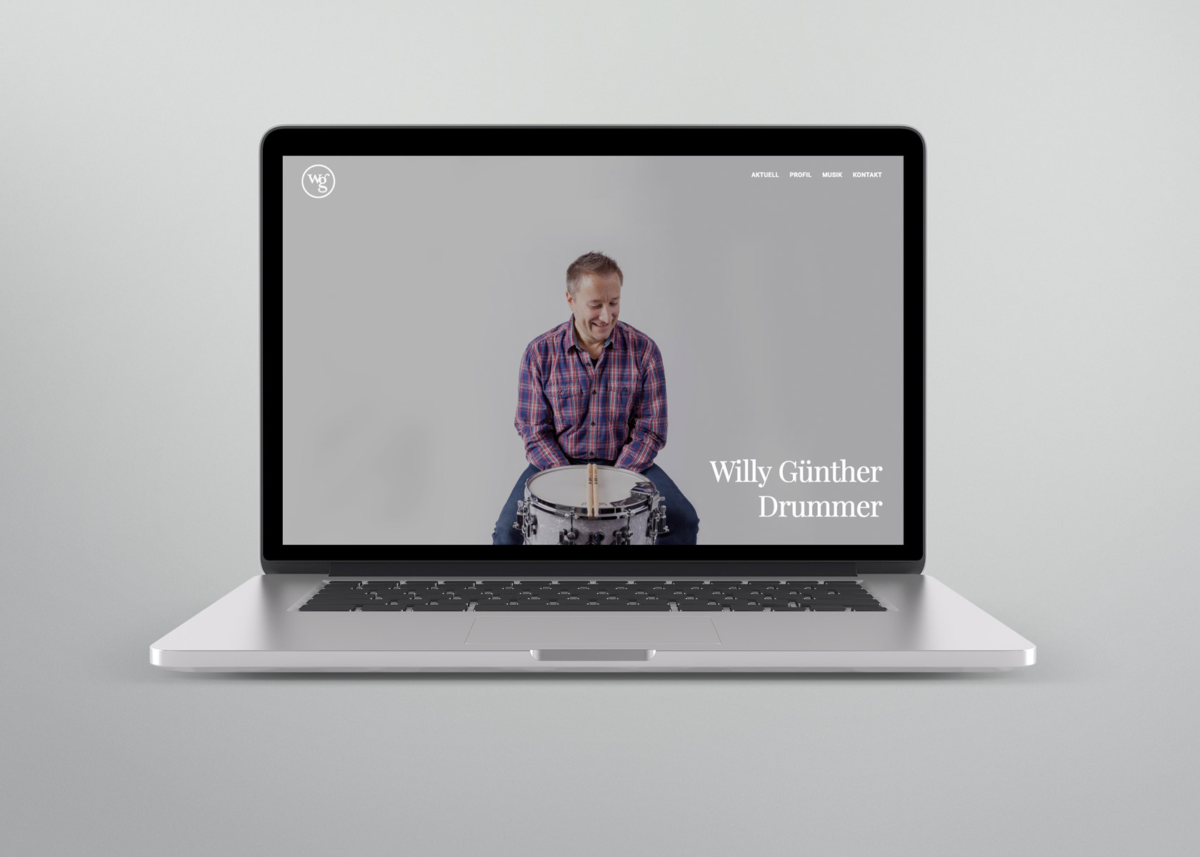 Internetauftritt Willy Günther Schlagzeuger