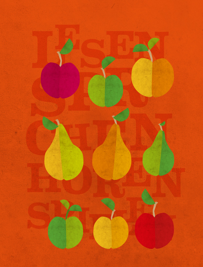 Mediathek Lahr Grafikdesign Plakatserie.