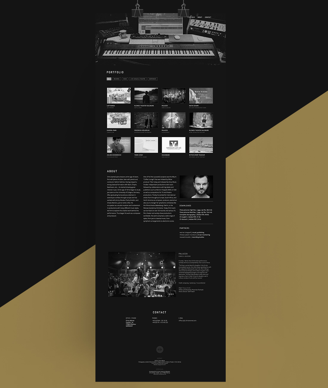 Chris Német Website