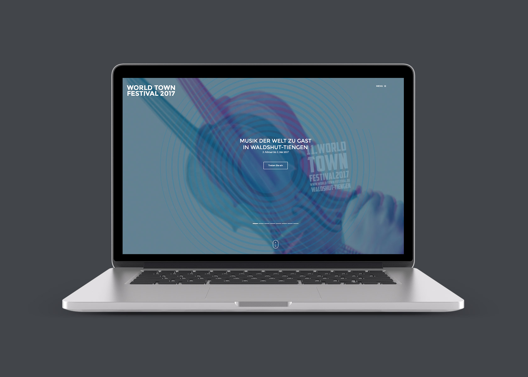 Internetauftritt World Town Festival 2017